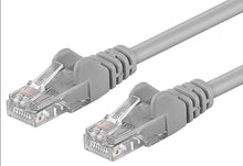 Мрежов пач кабел PremiumCord Cat5e UTP, 0.25 м, Сив