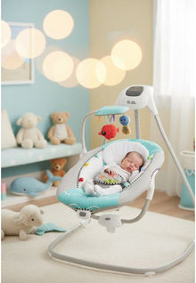Бебешка люлка Baby Einstein Curious Comfort, Компактна, Сива