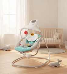 Бебешка люлка Baby Einstein Curious Comfort, Компактна, Сива