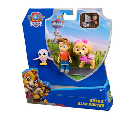 Комплект фигурки Paw Patrol - Skye, Alex Porter и Lil Hootie
