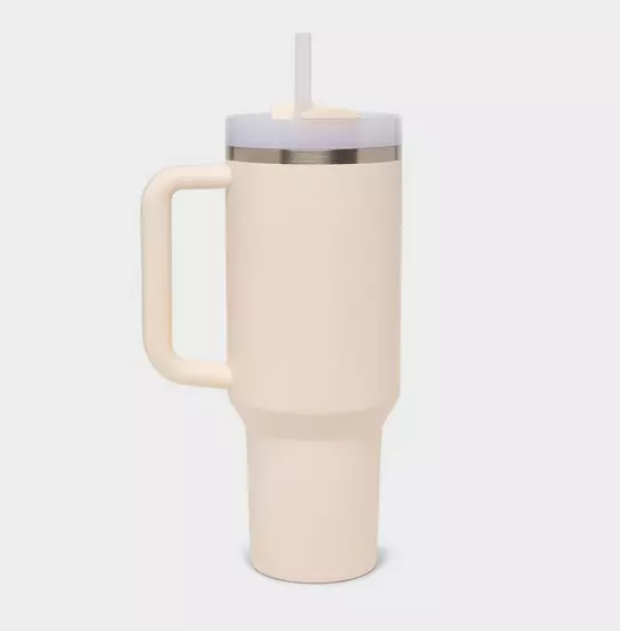Термочаша Stanley Quencher H2.0 FlowState, 1.18 л, Млечнобяла