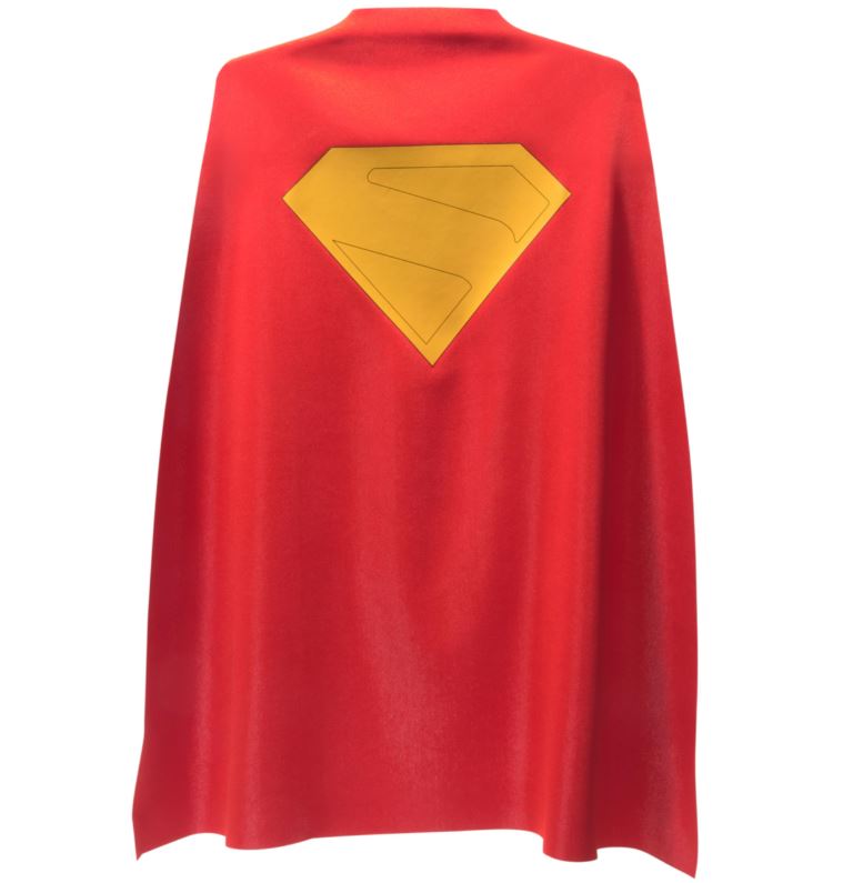 Детски карнавален костюм Superman Power Cape Set