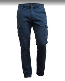 Мъжки карго дънки Replay Jaan Hyperflex Slim Fit, Тъмносини