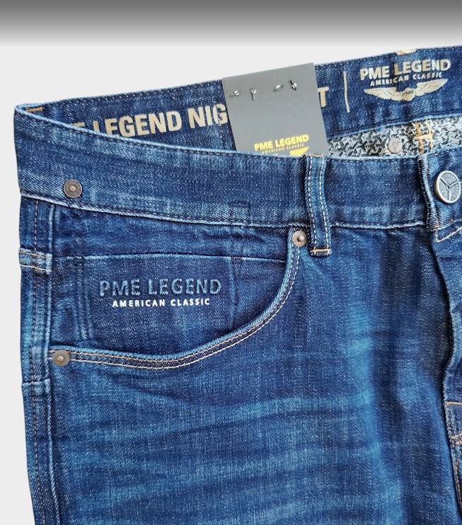 Мъжки дънки PME Legend Nightflight Regular Fit, Тъмносин деним
