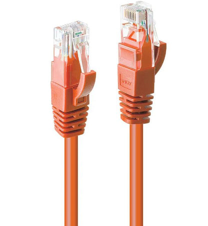 Мрежов пач кабел MicroConnect Cat5e U/UTP RJ45, 3 метра, Оранжев