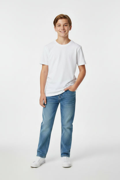 Юношески дънки Cars Jeans Garwell, Светлосин деним