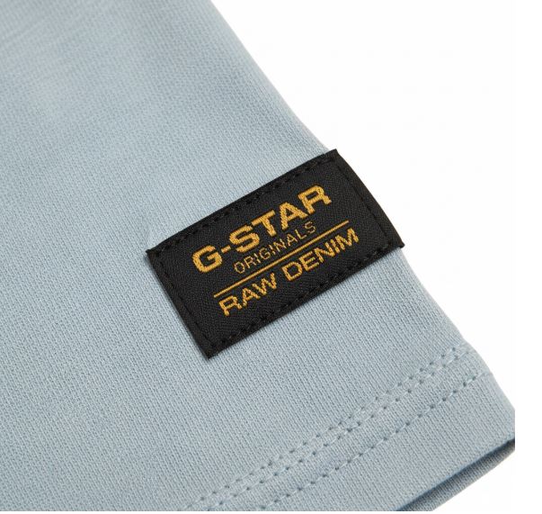 Мъжка тениска G-Star RAW, Светлосин меланж
