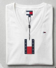 Дамска тениска с V-образно деколте Tommy Jeans