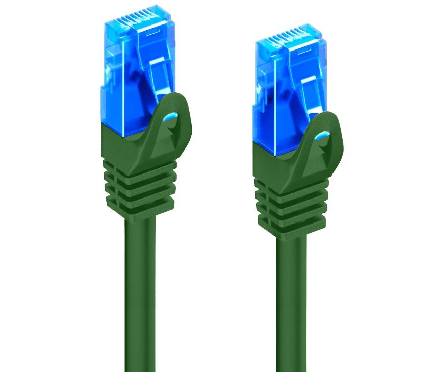 Мрежов LAN Patch кабел Ewent Cat 5e U/UTP, 2 метра, Зелен