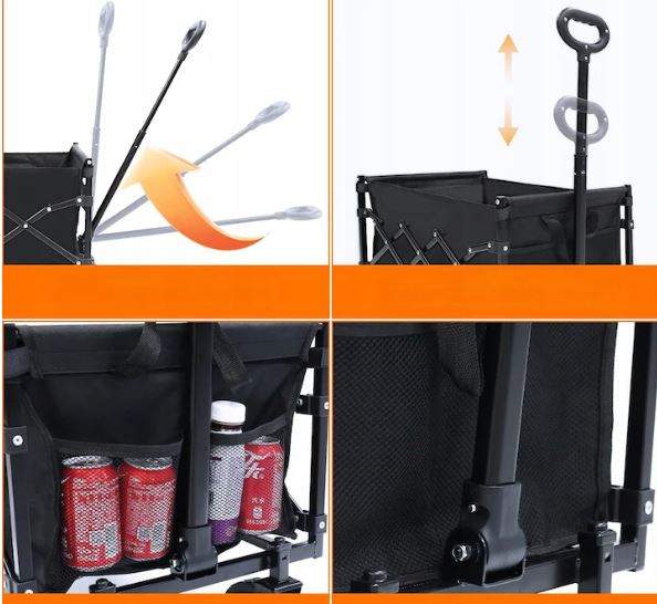 Folding transport trolley RYGEO