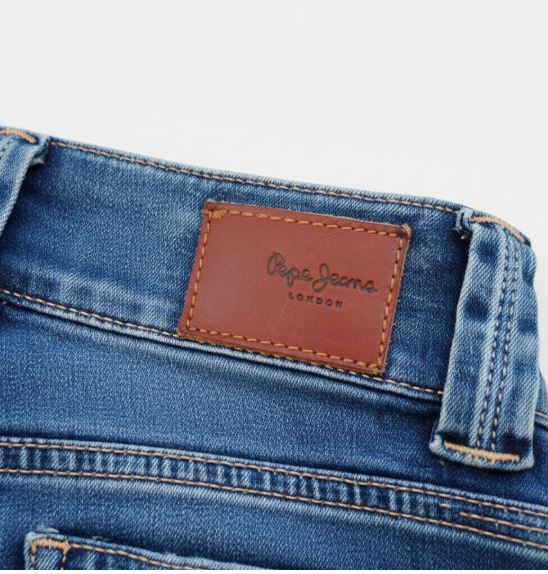 Дамски дънки Pepe Jeans Venus Slim Fit, Син деним