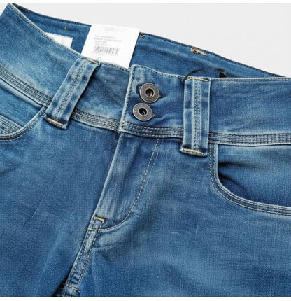 Дамски дънки Pepe Jeans Venus Slim Fit, Син деним