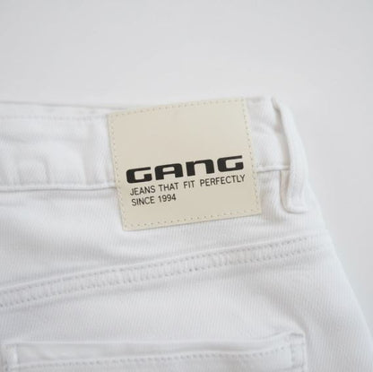 Дамски бели дънки  GANG със 7/8 дължина