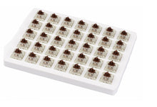 Комплект тактилни механични суичове Xtrfy Gateron Milky Brown (55g, 35 броя)