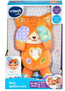 Интерактивно плюшено коте VTech Minù Gattino Cucù (Италиански език)