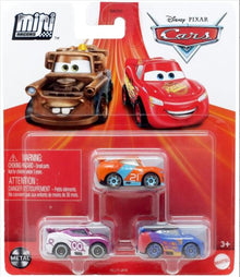 Комплект метални мини колички Disney Cars Mini Racers (3 броя)