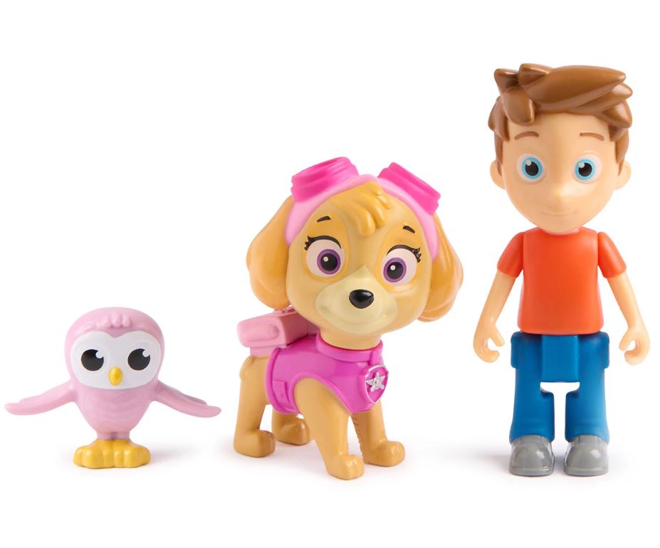 Комплект фигурки Paw Patrol - Skye, Alex Porter и Lil Hootie