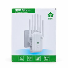 Wi-Fi подсилвател и рутер 3 в 1 с 6 антени 300 Mbps