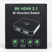 Двупосочен HDMI 2.1 суич 8K 60Hz (2 в 1 / 1 в 2)