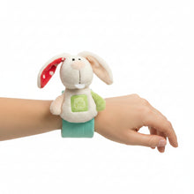 Бебешка плюшена дрънкалка-гривна My First NICI Зайче