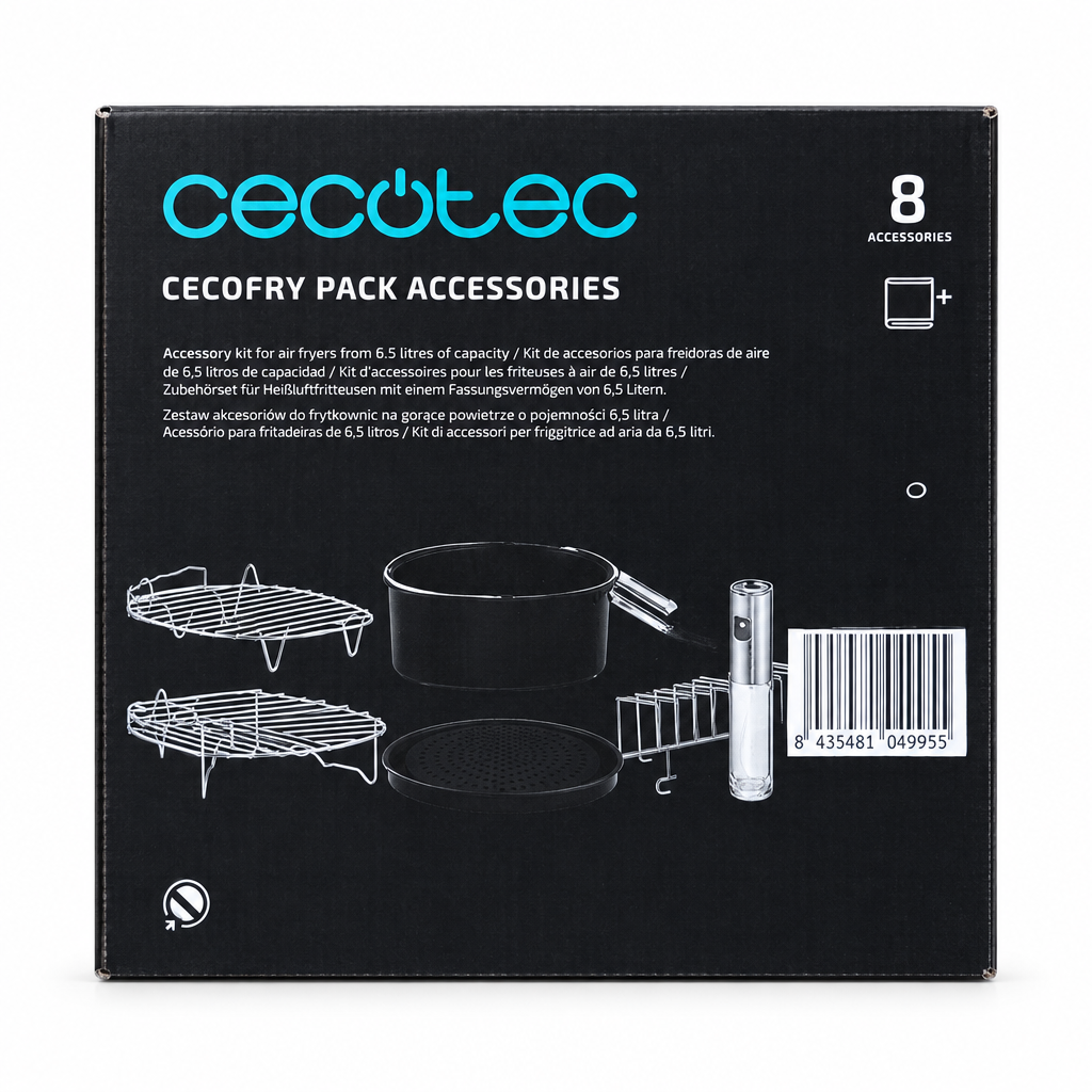 Лице на опаковката Cecotec Cecofry Pack Accessories