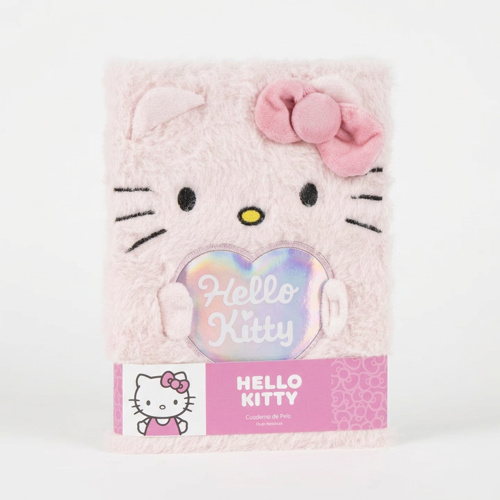 Плюшен тефтер Hello Kitty, основен продуктов кадър