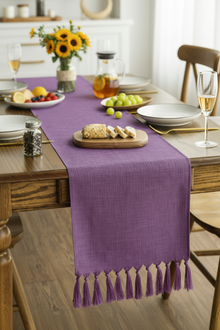 Purple Table Runner